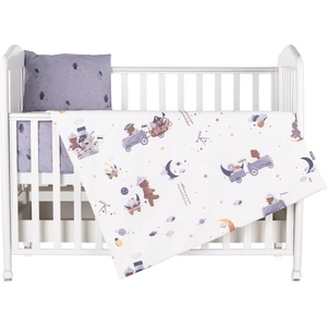 Chipolino Спално бельо от 5 части Chipolino - Мечо космонавт (SPCET502501)