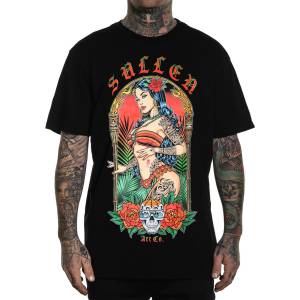 SULLEN Мъжка тениска sullen - hula girl - black - scm7266_bk