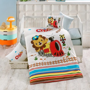 Image 1 of Красиво бебешко спално бельо Влакче