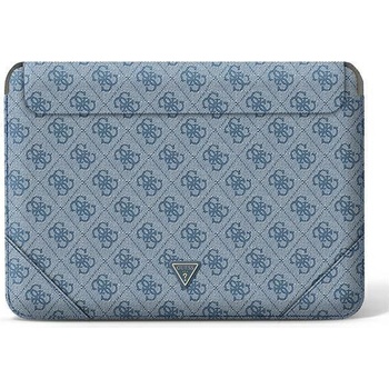 GUESS Калъф за лаптоп/таблет до 13/14" Guess 4G Uptown Triangle logo, Син (GUE001833-0)