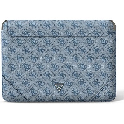 GUESS Калъф за лаптоп/таблет до 13/14" Guess 4G Uptown Triangle logo, Син (GUE001833-0)