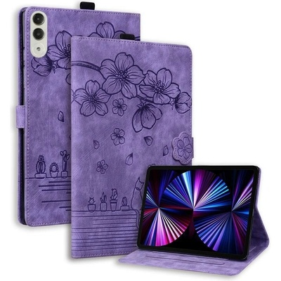 Vsetkonamobil 143942 ART BLOSSOM Zaklápací obal pre Lenovo Idea Tab Pro Gen 2 fialový