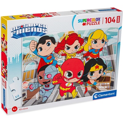 Clementoni Пъзел Clementoni от 104 макси части - Супер приятели (25720)