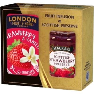 Mackay 's London Jahoda s vanilkou a Jahodový džem 340 g