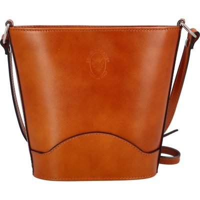 Dámská kožená crossbody Tereza koňaková NEW