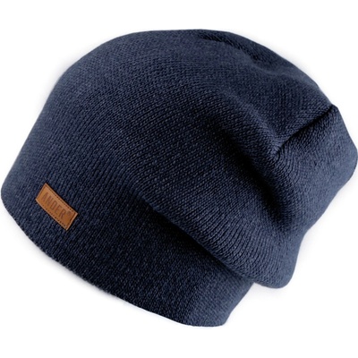 Zimní čepice 3 modrá tmavá