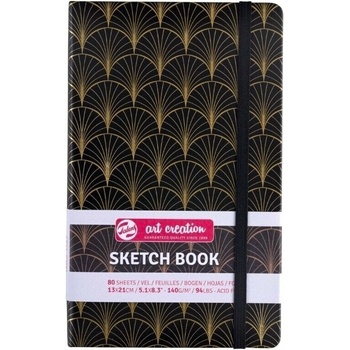 Talens Art Creation 9314404M Skicár 80 12 x 12 cm 140 g Dot Black