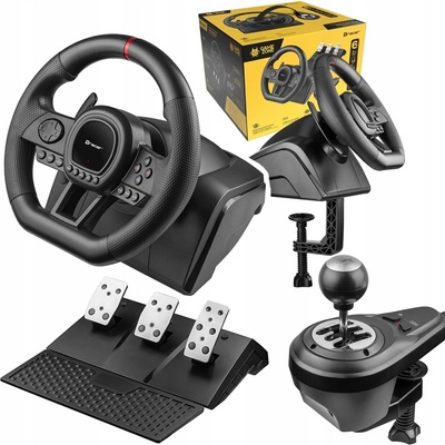 Tracer Volant TRACER SimRacer MANUAL GEARBOX 6 v 1 (PC/PS4/PS3/Xone/X360/SWITCH)