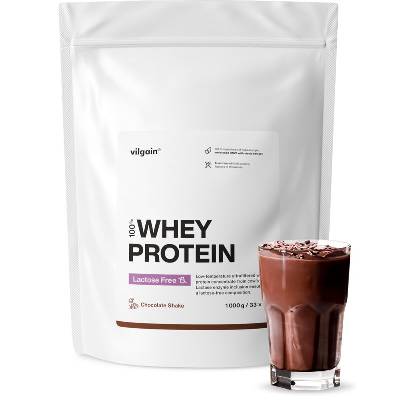 Vilgain Lactose Free Whey Protein – Čokoládový šejk 1 000 g
