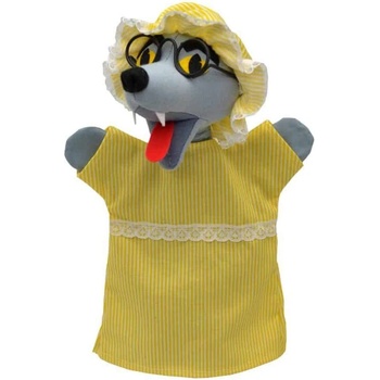 Кукла за театър 2 в 1, Вълкът от Червената шапчица, 29 см (22397d)