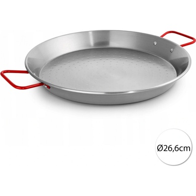 Garcima 13429 Ocelová paella pánev 26 cm