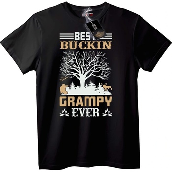 NOONEBRAND Тениска Найдобрият Дядо Изобщо - 2XL, Black