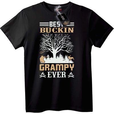 NOONEBRAND Тениска Найдобрият Дядо Изобщо - 2XL, Black