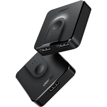 UGREEN 2-портов HDMI превключвател за компютри и монитори - Ugreen 2in1 Switch Box HDMI 1.4 (черен) (50966 (CM217))