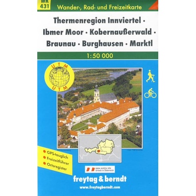 Turistická mapa Thermenland Innviertel