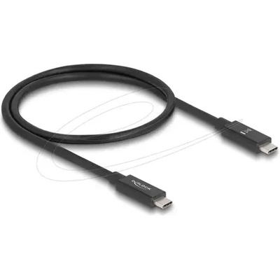 Delock Кабел E-Marker USB-C, 80 Gbps, 16K 60 Hz, PD 3.1 240 W, 0.5 m, черен (DELOCK-81210)