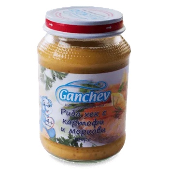 Image 1 of Ганчев пюре Риба хек с картофи и моркови