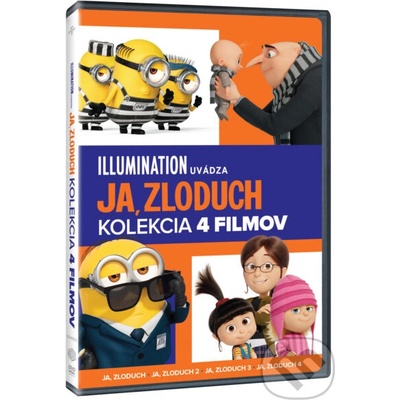 Ja, zloduch kolekcia 1-4 DVD