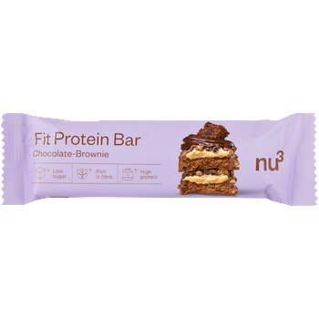 nu3 Протеинов бар Fit - Chocolate Brownie