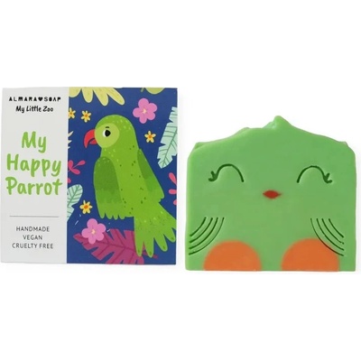 Almara Soap Designové mydlo pre deti My Happy Parrot citrón 100 g