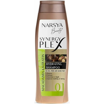 Arsy Cosmetics makadamie + keratin šampón pro suché, husté a nepoddajné vlasy 450 ml