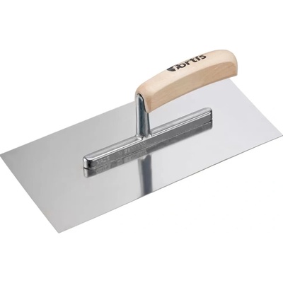 Zednická lžíce zoubkovaná nerez 280x130mm 6x 6mm FORTIS