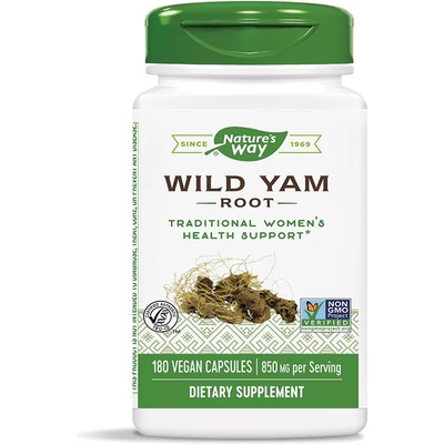 Nature's Way Wild Yam Root, 180 капсули, Nature's Way