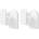 Goobay Speaker Wall Stands White