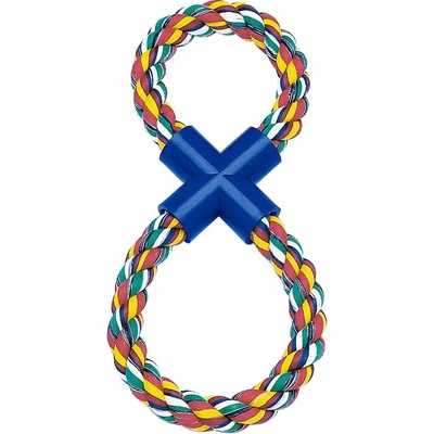 Ferplast Dog toy made of cotton - Кучешка играчка за дъвчене и дърпане - памучно въже осморка, 2/35 см