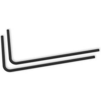 EKWB EK-Loop Metal Tube 16mm 0.8m Pre-Bent 90° - Black (2pcs) (EKWB3831109891803)