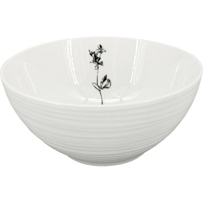 by inspire Porcelánová miska Croft Wild bílá černá 16 cm