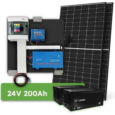 Ecoprodukt ostrovní systém Victron 24V 1200VA 870Wp 200Ah 33093