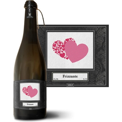 Sablio Srdce Prosecco biele suché šumivé víno 10,5 % 0,75 l (holá fľaša)