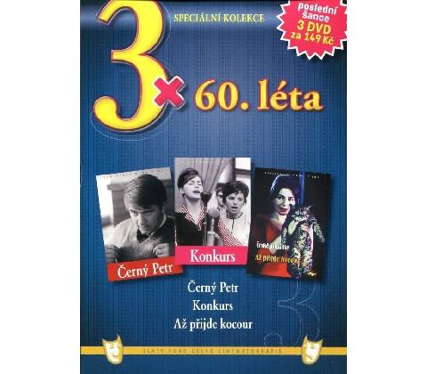3x DVD - 60. léta