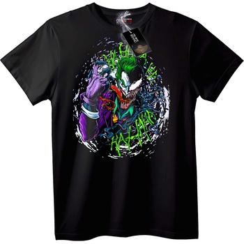 NOONEBRAND Тениска Joker Зелена Коса - 2XL, Black