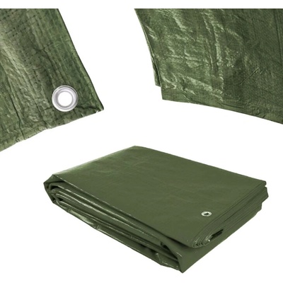 PROCRAFT Plachta GT4x5 120g/m2 nepremoková s okami zelená