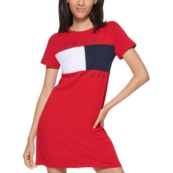 Tommy Hilfiger dámské šaty Flag Dress červené