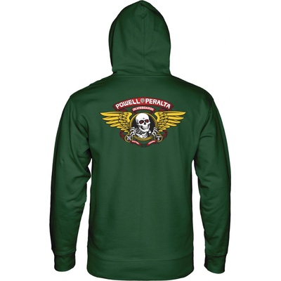 POWELL PERALTA WINGED RIPPER HOOD Alpine green – Zboží Dáma
