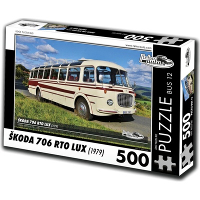 RETRO-AUTA© BUS 12 ŠKODA 706 RTO LUX 1979 500 dílků