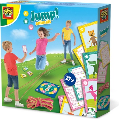 SES Creativ Jump! Animals Hry s gumovými rukavicemi