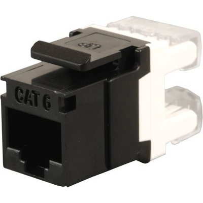 25286601 SXKJ-6-UTP-BK Zařezávací keystone Solarix CAT6 UTP RJ45 černý 25286601