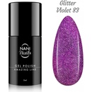 NANI Gel lak Amazing line Glitter Violet 5 ml