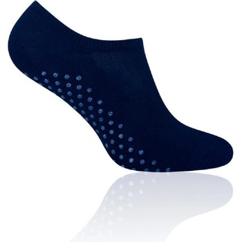 Športové pánske ponožky s protišmykovým ABS chodidlom NERO čierna