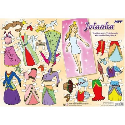 MFP vystřihovánky Princezna Jolanka A4 2 ks – Sleviste.cz