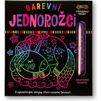 Barevní jednorožci Vyškrabávací obrázky – Hledejceny.cz