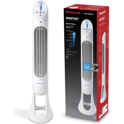Honeywell QuietSet Oscillating Tower Fan White