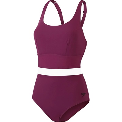 Speedo Бански костюм Speedo Women's Shaping LuniaGlow One Piece Swimsuit - Purple
