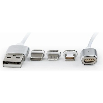 Gembird CC-USB2-AMLM3-1M propojovací, USB/Lighting, micro USB, 1m