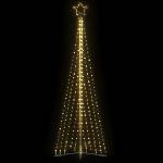 vidaXL LED коледна елха 495 светодиода топло бяло 300, 5 см (4016436)