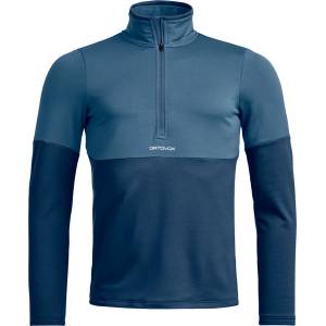 ORTOVOX Мъжки поларен пуловер Ortovox Fleece Light Zip Neck Fleece jumper - Blue Nunatak - размер XXL (005-7597-0215)